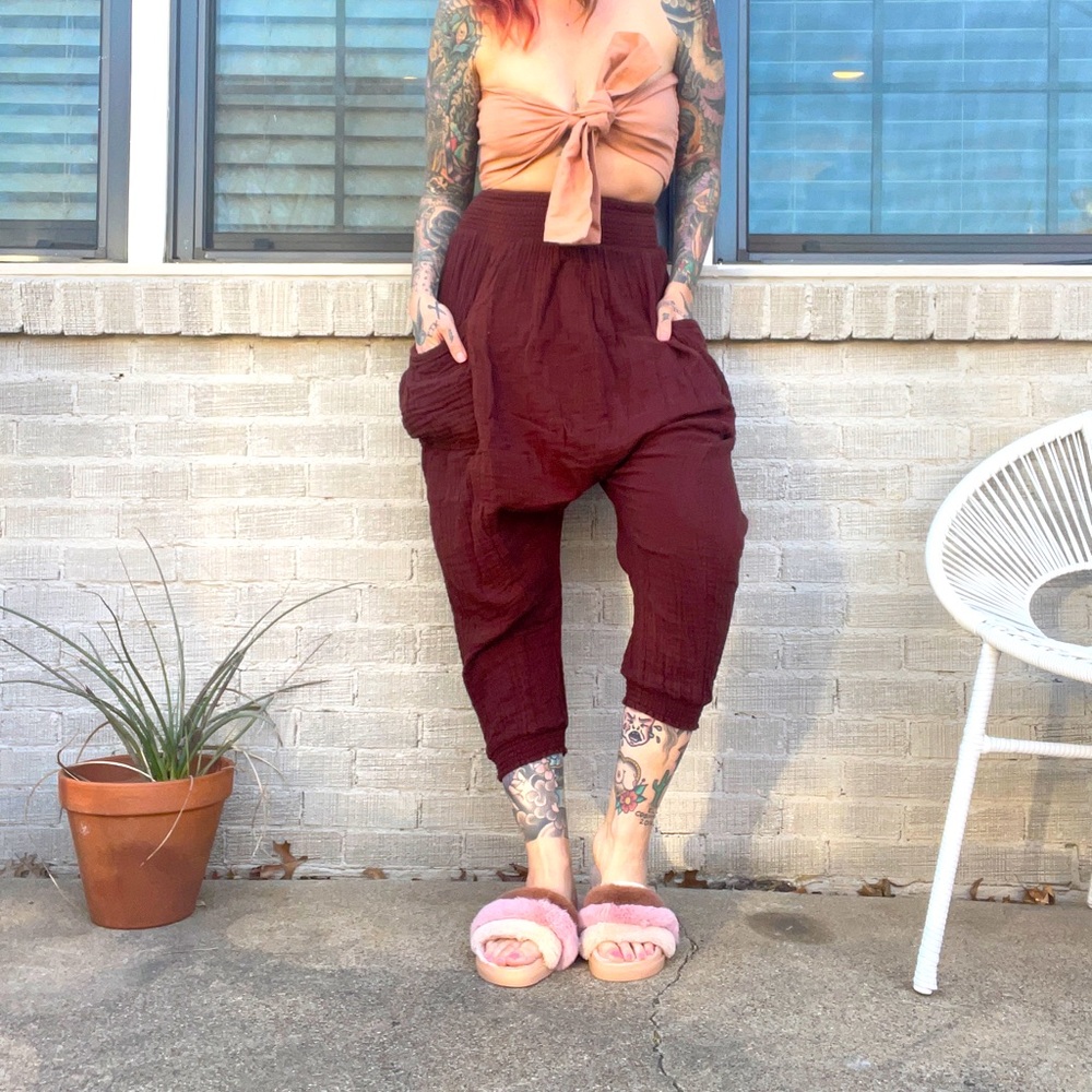 Jen’s Pirate Booty Rosy wrap tie top